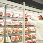 Worker in a supermarket