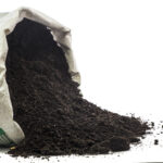 Organic manure in the sack